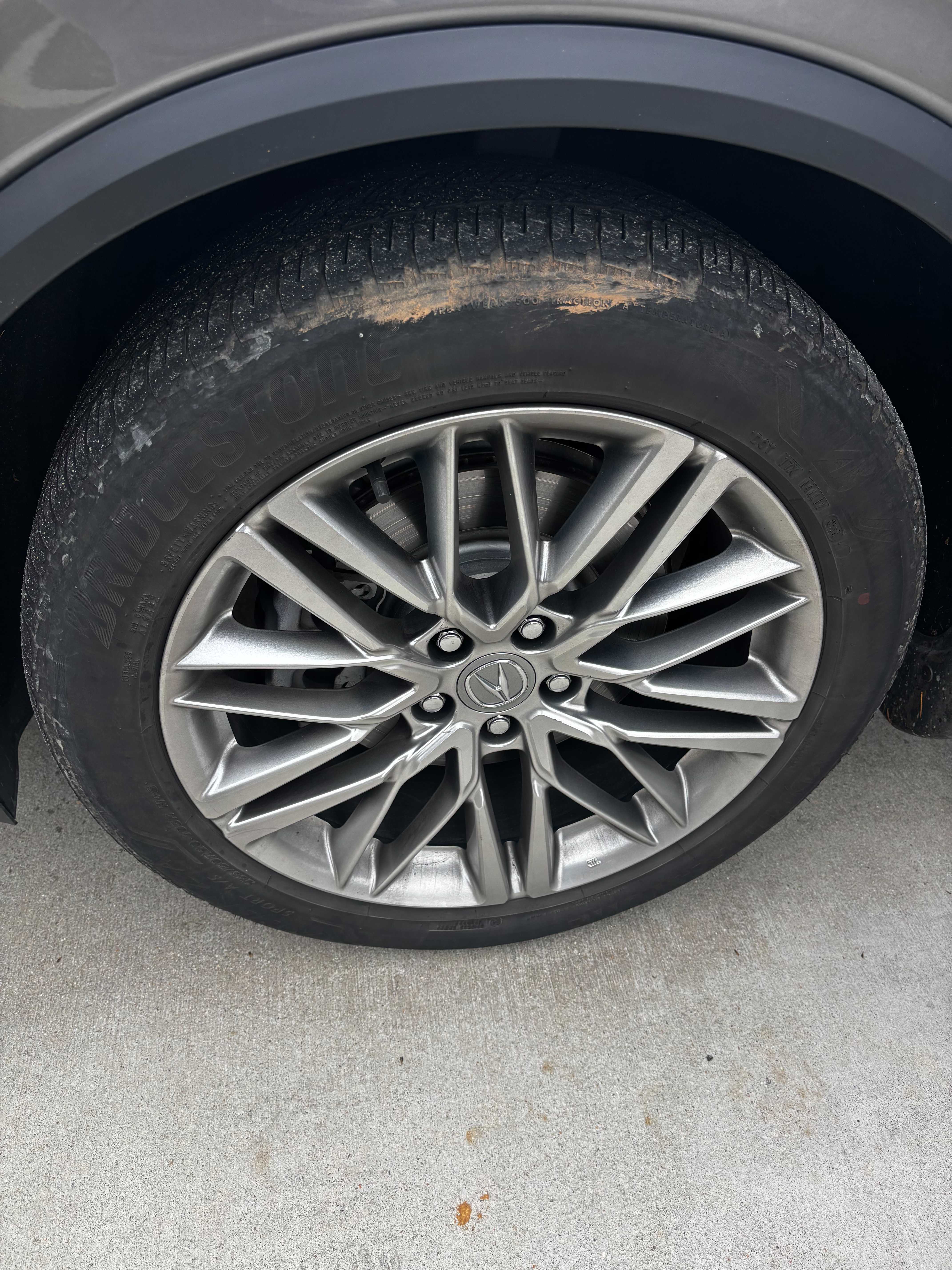 Boone Mobile Detailing before photo showing Acura Wheel & Tire Detail, Midlothian VA